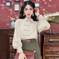 Load image into Gallery viewer, [Misslin Fashion Series]★Setup Order Single Item★ Chinese style shirt or skirt Green White Cute Easy to match
