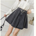 Load image into Gallery viewer, [TUYILIAN Series]★Skirt★ 2color Bottoms Fashion Mini Length Easy to Match Slimming Gray Blue
