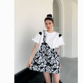 Load image into Gallery viewer, [Left Sister Series] ★One Piece★ Panda Super Cute Loose Round Neck Short Sleeve Short Length Switchable
