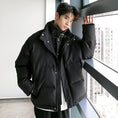 Load image into Gallery viewer, [CHICERRO series] ★Coat with cotton insert★ 2color fake layered winter coat outerwear thick unisex men's cool
