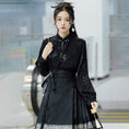 Load image into Gallery viewer, [BABA Series]★China Style Skirt★Maki Skirt, Hanfu Skirt, Women's, Improves Temperament, Black, Black
