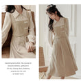 Load image into Gallery viewer, [Big orange series]★China style dress★ 3color fake layered beige blue red SML XL
