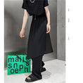 Load image into Gallery viewer, [YIDAO Series] ★Casual Pants★ Switching Chinese Clothes Black Black Skirt + Trousers Integrated Slimming Wear
