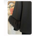 Load image into Gallery viewer, [Kishiki series] ★Outer★ Cloak Easy to match tops Black Black Improves temperament SML
