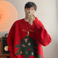 Load image into Gallery viewer, [Emeisa Series]★Sweater★ 3color knit tops Unisex Men's Christmas New Year Red Black Cute
