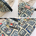 Load image into Gallery viewer, [Mokujin series] ★Shoulder bag★ Shoulder bag, handheld, large capacity, retro, cute, date, improves temperament, print
