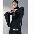 Load image into Gallery viewer, [Da Qinglong Shu Series] ★Chinese style dress★ Fake layered Chinese clothing slimming black black original
