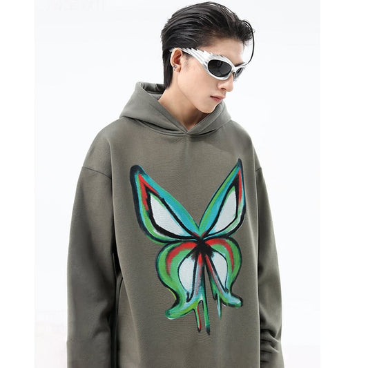 [CHAOJIE Series] ★Parker★ 2color Tops Brushed lining type Unisex Men's Butterfly Cool