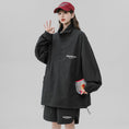 Load image into Gallery viewer, [CHAOMEICHEN Series]★Setup★ 3color outerwear + shorts, unisex, men's sun protection, green, black, fashion
