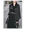 Load image into Gallery viewer, [Old Monster --- Rabbit Series] ★China style happi coat★ Tops Chiffon Thin Black Black Summer clothes Easy to match
