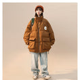 Load image into Gallery viewer, [Morimoto Series] ★Winter Coat★ 3color Thick Warm Unisex Men's Casual Brown White Black
