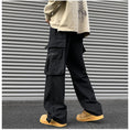 Load image into Gallery viewer, [BIGEMAN Series] ★Casual Pants★ 2color Bottoms Pants Men's Large Size Red Black
