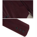 Load image into Gallery viewer, [Big Blue Dragon Series] ★China style outerwear★ PU jacket China button openwork wine red red
