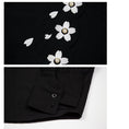 Load image into Gallery viewer, [Yangji Great Dream Series]★Shirt★ Tops Embroidery Original Retro Temperament Enhancement Long Sleeve Shirt Black Black
