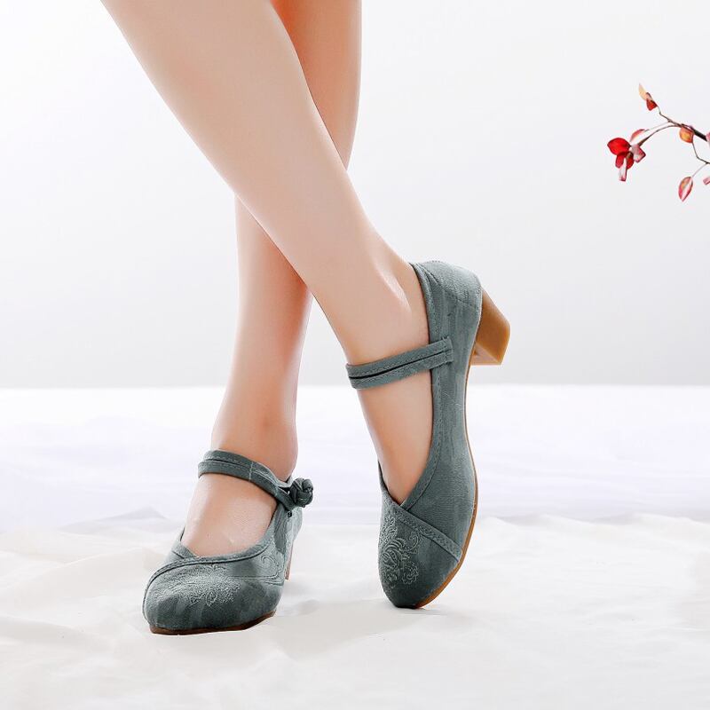 [JINGCHENG Series] ★China style shoes★ 2color Tang Chinese clothing shoes cheongsam dress retro cute date commuting