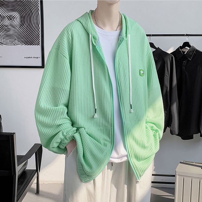 [MUCHUAN series] ★Thin jacket★ 4color outerwear unisex men's green black white gray