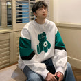 Load image into Gallery viewer, [BIGEMAN Series] ★Tops★ 2color Unisex Men's Bear Spring Clothes Large Size Black White
