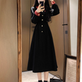 Load image into Gallery viewer, [Dong Xiaojie Series] ★Dress★ Color scheme: Large size, cute, black, long length
