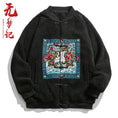 Load image into Gallery viewer, [Mumuki Series]★China style jacket★ 3color outerwear, thick, unisex, men's, embroidered, black, green, large size
