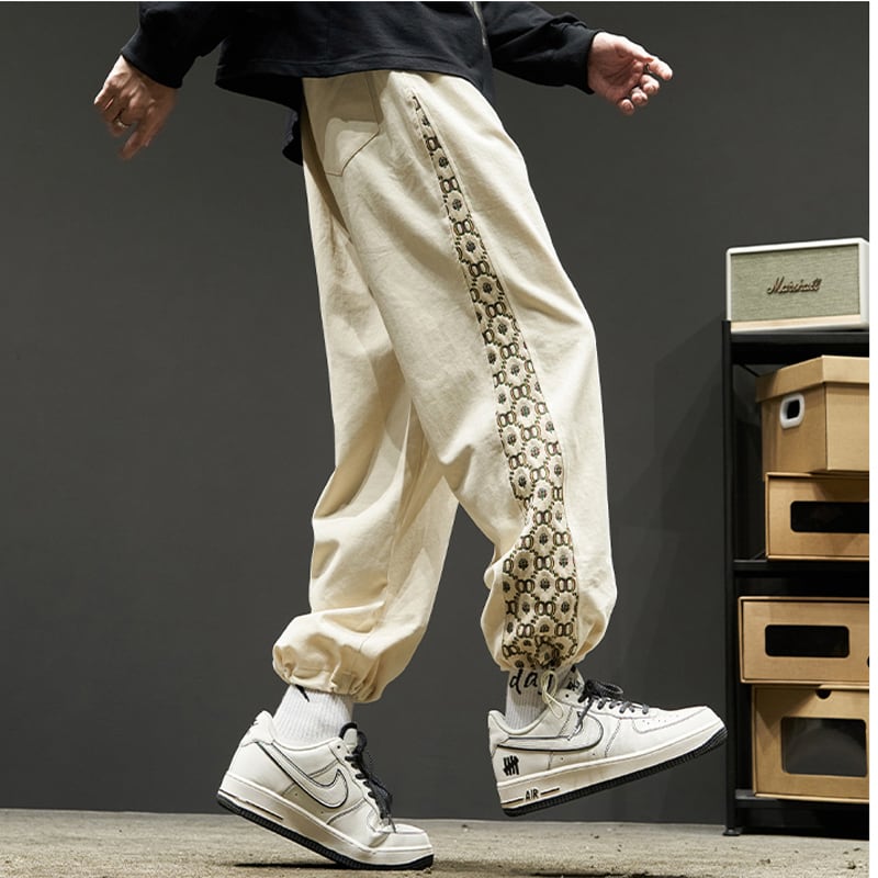 [Hkoimzen Series] ★Casual Pants★ 2color Pants Bottoms Switchable Unisex Men's Coffee Color Beige