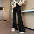 Load image into Gallery viewer, [Furin Series] ★Casual Pants★ 3color Knit Bottoms Casual Pants S M L XL Fringe
