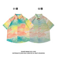 Load image into Gallery viewer, [HTTAOSUP Series]★Shirt★ 2color Tops Short Sleeve Shirt Tie-dyed SML LL Unisex Men's Aya
