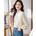 Load image into Gallery viewer, [ODY Series] ★Chinese style shirt★ Embroidery Super cute Hanfu tops Long sleeve shirt Easy to match for commuting to work or dating
