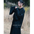 Load image into Gallery viewer, [Daiseiryusu Series] ★China style shirt★ Tops Chinese clothes, black, retro design, original
