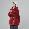 Load image into Gallery viewer, [Fujiiman Series]★Outer★ Parka 3color Unisex Men's Wine Red Black White
