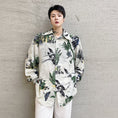 Load image into Gallery viewer, [Illustrated series] ★China style shirt★ Tops, long sleeve shirt, unisex, men's print, thin, sun protection
