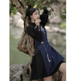 Load image into Gallery viewer, [Dust Smoke Cloud Dream---Butterfly Series] ★Chinese style dress★ Switching long sleeve Chinese clothes Events Date Photo Shooting Casual Wear SML
