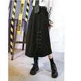 Load image into Gallery viewer, [Kokaisha---Yayo Overture Series] ★China style skirt★ Spring clothes Autumn clothes Bottoms Slit Black Black Street Black Black
