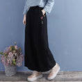 Load image into Gallery viewer, [Qing Series]★China style pants★ 4color White or Blue or Black Bottoms Casual Fringe Gaucho Pants
