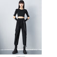 Load image into Gallery viewer, [AZE Series] ★Casual Pants★ Pants with Chains Bottoms Black Black Autumn Clothes Easy to Match and Slimming
