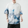 Load image into Gallery viewer, [MOWENZHAI Series] ★China style shirt★ Ink pattern tops, unisex, men's print, large size
