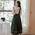 Load image into Gallery viewer, [QLD Series]★Dress★ Fake layered dress Improves temperament Green Green SML XL Cute
