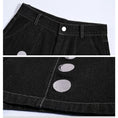 Load image into Gallery viewer, [Kokaisha---Moon phase series]★Denim pants★Shorts bottoms Black, black, retro, easy to match, slimming
