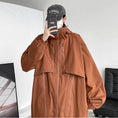 Load image into Gallery viewer, [YOULIN Series]★Jacket★ 3color Unisex Men's Large Size Casual with Hat Black Brown Red
