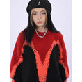 Load image into Gallery viewer, [OV EuroV Series] ★Sweater★ 2color Tops Unisex Men's Color Scheme Red Pink Unique Fashion
