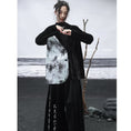 Load image into Gallery viewer, [Da Qinglong Shu Series] ★China style outerwear★ Bamboo bamboo pattern velvet blazer Chinese clothing color scheme black black
