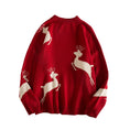 Load image into Gallery viewer, [CNCN Series]★Sweater★ 3color Tops Christmas New Year Deer Unisex Men's Red Black Beige
