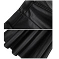 Load image into Gallery viewer, [Daiseiryusu Series]★Skirt★ PU Bottoms Long Length Plain High Waist Black Easy to match
