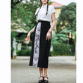 Load image into Gallery viewer, [Kokaisha --- Bamboo Series] ★China-style skirt★ Bottoms, switching print, bamboo pattern, slimming, easy to match
