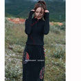 Load image into Gallery viewer, [Da Qinglong Shu Series] ★Chinese style tops★ Color scheme: Slim, slimming, Chinese clothes, original, easy to match, black, black
