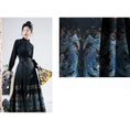 Load image into Gallery viewer, [Lou series]★China style skirt★Maki skirt bottoms Hanfu skirt black black long length
