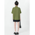 Load image into Gallery viewer, [WEIWU Series]★Shirt★ Tops Designed Women's Short Sleeve Fashion SML Green Green
