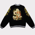 Load image into Gallery viewer, [Forever series]★China style outerwear★2color Black or red Dragon embroidered Dragon Dragon crest Stadium jacket Jacket Sukajan
