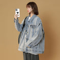 Load image into Gallery viewer, [LIUQU Series]★Jacket★ 2color outer denim jacket Unisex Men's Sleeves are removable
