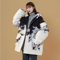 Load image into Gallery viewer, [Mengba Series] ★Winter Coat★ 2color Thick Warm Snowy Mountain Unisex Men's Casual Black White
