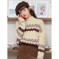 Load image into Gallery viewer, [MIANKAQI Series] ★Sweater★ Tops Christmas High Neck Cute New Year Date Autumn/Winter Clothes Easy to match
